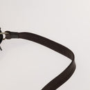 Christian Dior Trotter Canvas Shoulder Bag Brown Gold Auth 124990-8