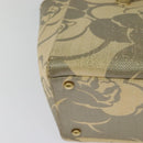 CHANEL Chain Tote Bag Straw Beige CC Auth 125000-15