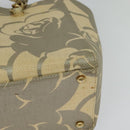 CHANEL Chain Tote Bag Straw Beige CC Auth 125000-16