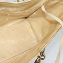 CHANEL Chain Tote Bag Straw Beige CC Auth 125000-18