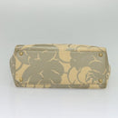 CHANEL Chain Tote Bag Straw Beige CC Auth 125000-5