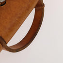 HERMES Herbag Cabas MM Hand Bag Canvas Leather Beige Brown Silver Auth 125002-14