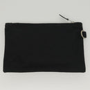 HERMES Pouch 2Set Black Silver Auth 125004-12