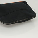 HERMES Pouch 2Set Black Silver Auth 125004-6
