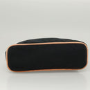 HERMES Pouch 2Set Black Silver Auth 125004-7