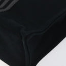 HERMES Fourre Tout PM Hand Bag Canvas Black Gray Silver Auth 125005-9