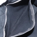 HERMES Fourre Tout PM Hand Bag Canvas Black Gray Silver Auth 125005-11