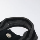 HERMES Fourre Tout PM Hand Bag Canvas Black Gray Silver Auth 125005-8