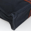 HERMES Fourre Tout MM Hand Bag Canvas Navy Auth 125006-16