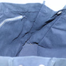 HERMES Fourre Tout MM Hand Bag Canvas Navy Auth 125006-17