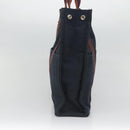 HERMES Fourre Tout MM Hand Bag Canvas Navy Auth 125006-3