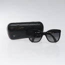CHANEL Sunglasses plastic Black CC Auth 125009-14