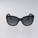 CHANEL Sunglasses plastic Black CC Auth 125009-2