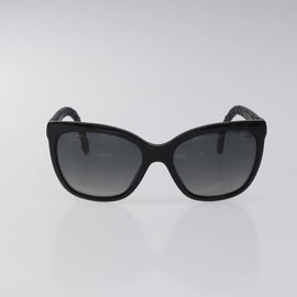 CHANEL Sunglasses plastic Black CC Auth 125009 - 0