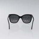 CHANEL Sunglasses plastic Black CC Auth 125009-3