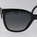 CHANEL Sunglasses plastic Black CC Auth 125009-6