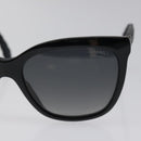 CHANEL Sunglasses plastic Black CC Auth 125009-7