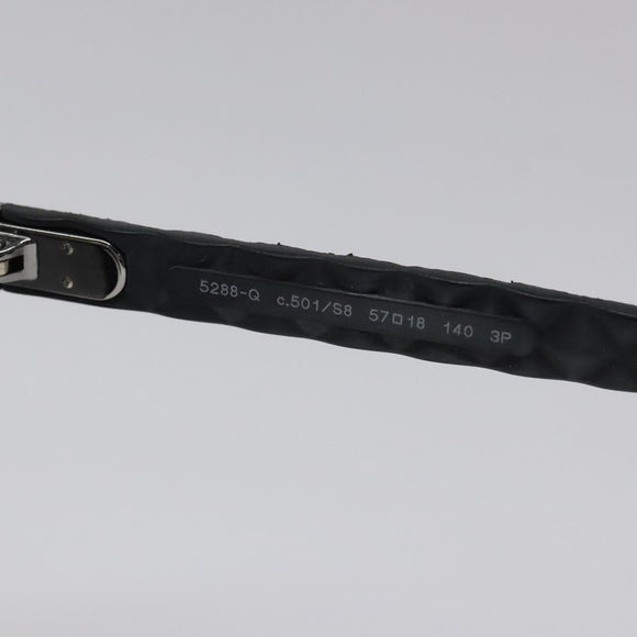 CHANEL Sunglasses plastic Black CC Auth 125009