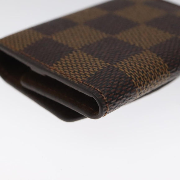 LOUIS VUITTON Damier Ebene Cuff Case LV Auth 125015