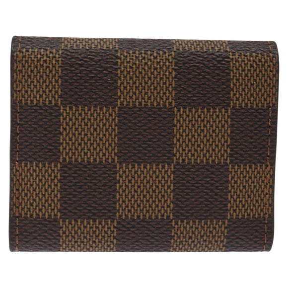 LOUIS VUITTON Damier Ebene Cuff Case LV Auth 125015