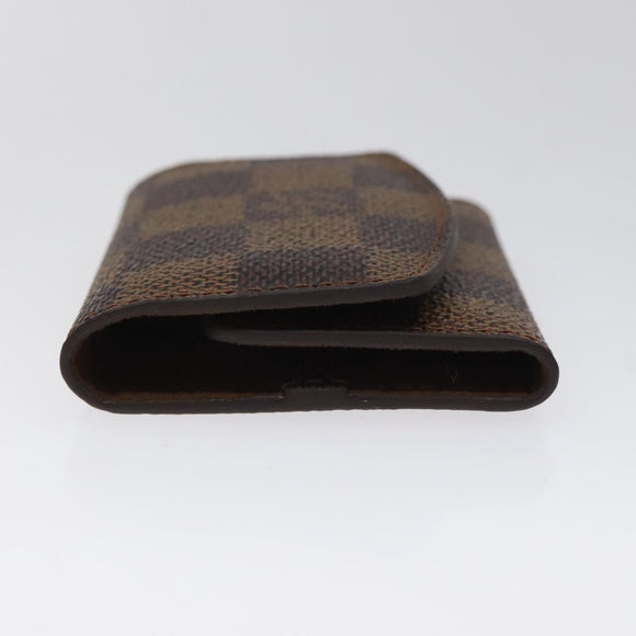 LOUIS VUITTON Damier Ebene Cuff Case LV Auth 125015