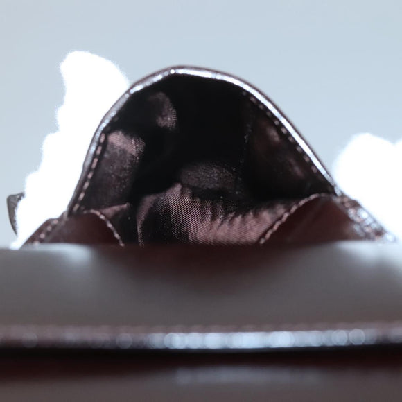 FENDI Zucca Canvas Bifold Wallet Black Brown Auth 125018