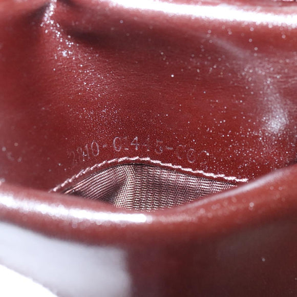 FENDI Zucca Canvas Bifold Wallet Black Brown Auth 125018