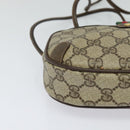 GUCCI GG Supreme Web Sherry Line Bag PVC Beige Gold 89 02 066 Auth 125020-10