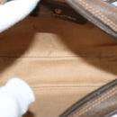 GUCCI GG Supreme Web Sherry Line Bag PVC Beige Gold 89 02 066 Auth 125020-11