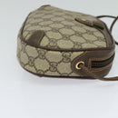 GUCCI GG Supreme Web Sherry Line Bag PVC Beige Gold 89 02 066 Auth 125020-4