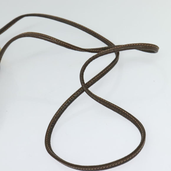 GUCCI GG Supreme Web Sherry Line Bag PVC Beige Gold 89 02 066 Auth 125020