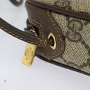 GUCCI GG Supreme Web Sherry Line Bag PVC Beige Gold 89 02 066 Auth 125020-9