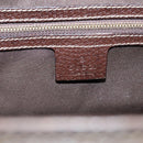 GUCCI Hand Bag Canvas Brown Gold 146002 Auth 125025-19