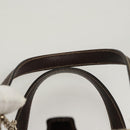 GUCCI Hand Bag Canvas Brown Gold 146002 Auth 125025-14