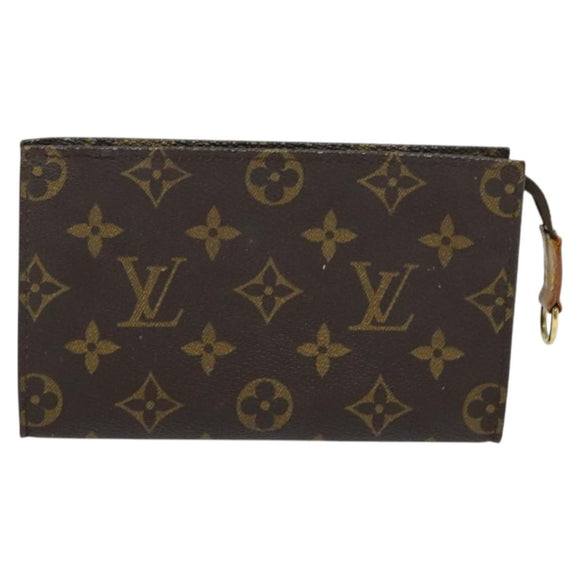 LOUIS VUITTON Monogram Bucket PM Accessory Pouch LV Auth 125037
