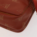 LOUIS VUITTON LOUIS VUITTON Cup Calvi Bag Red Aboganie M80028 LV Auth 125072-12
