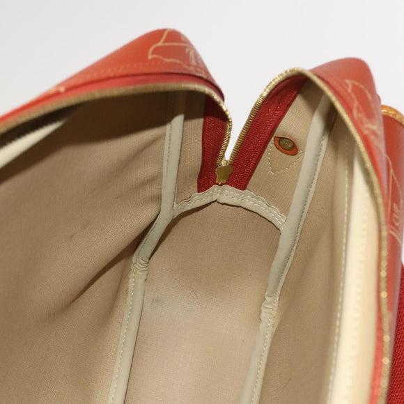 LOUIS VUITTON LOUIS VUITTON Cup Calvi Bag Red Aboganie M80028 LV Auth 125072