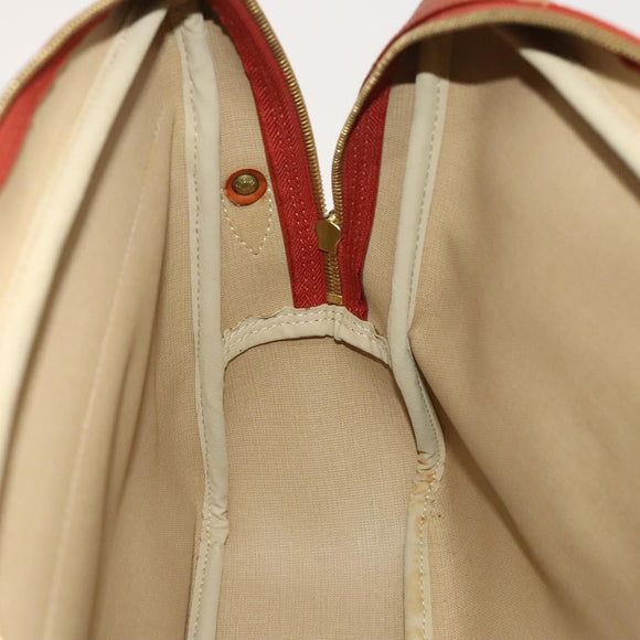 LOUIS VUITTON LOUIS VUITTON Cup Calvi Bag Red Aboganie M80028 LV Auth 125072