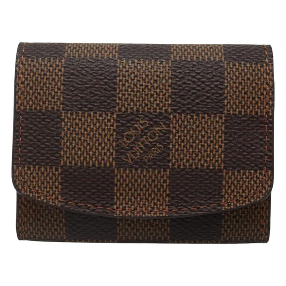 LOUIS VUITTON Damier Ebene Cuff Case LV Auth 125074