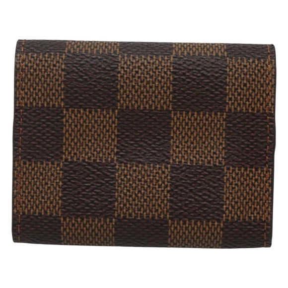 LOUIS VUITTON Damier Ebene Cuff Case LV Auth 125074