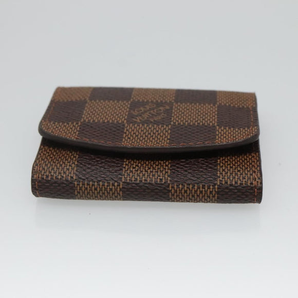 LOUIS VUITTON Damier Ebene Cuff Case LV Auth 125074