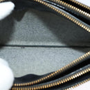 CELINE Trio Shoulder Bag Leather Black Gold Auth 125093-22