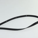 CELINE Trio Shoulder Bag Leather Black Gold Auth 125093-8