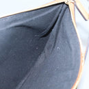 MCM Vicetos Logogram Accessory Pouch PVC Leather Brown Gold Auth 125099-18