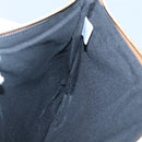 MCM Vicetos Logogram Accessory Pouch PVC Leather Brown Gold Auth 125099-19