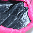 LOEWE Anagram Shoulder Bag Leather Pink gold Auth 125100-17