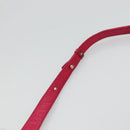 LOEWE Anagram Shoulder Bag Leather Pink gold Auth 125100-8