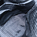 PRADA Shoulder Bag Leather Black Silver Auth 125112-18