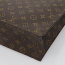 LOUIS VUITTON Monogram Sac Plat Hand Bag M51140 LV Auth 125127-15