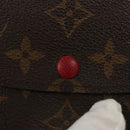 LOUIS VUITTON Monogram Portefeuille Emilie Long Wallet Red M60697 Auth 125135-18